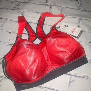 Anita Red High‑Impact Sports Bra with Racerback